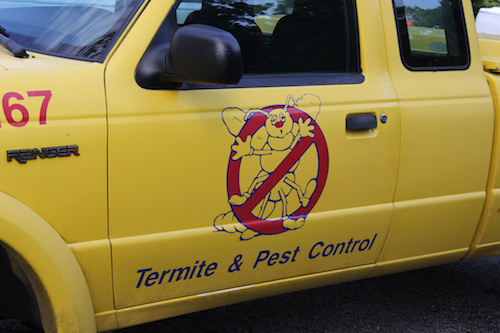termite and pest control truck, photo credit: University of Georgia, College of Ag, flickr